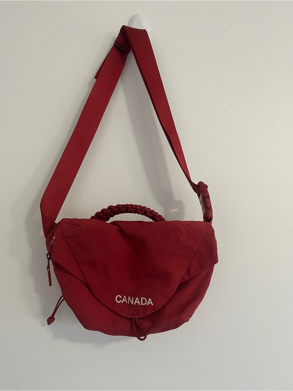 lululemon athletica Red CANADA Crossbody Bag